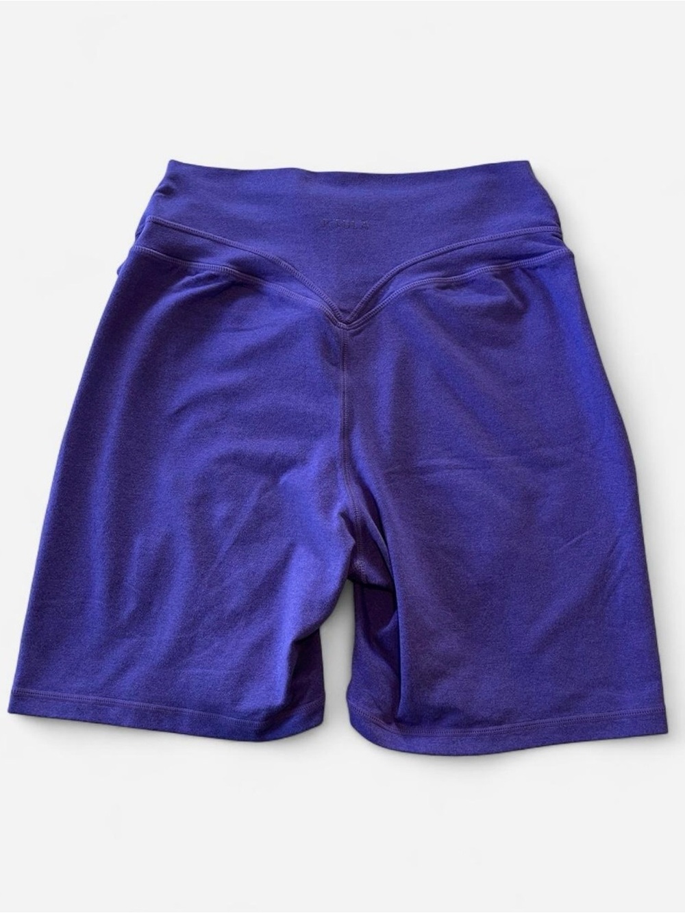P'tula Deep Purple High-Waist Bike Shorts - Picture 2 of 4